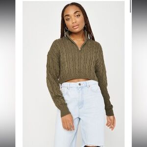 Garage Sierra Half Zip Sweater Size XS